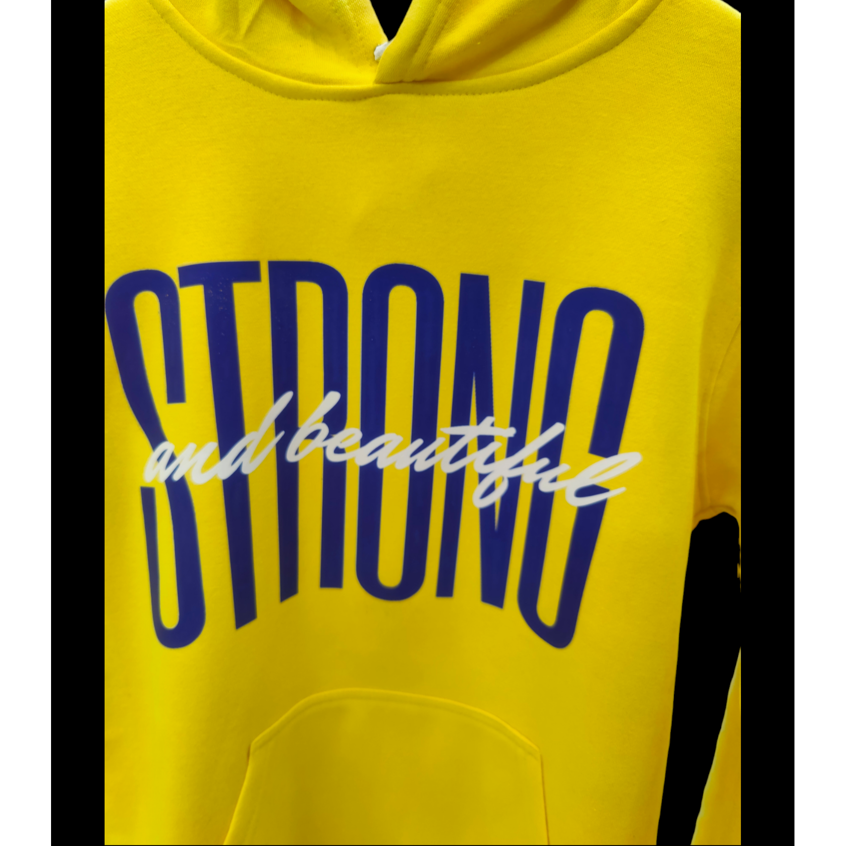 Strong and Beautiful Cotton Hooded Sweatshirt - Clori