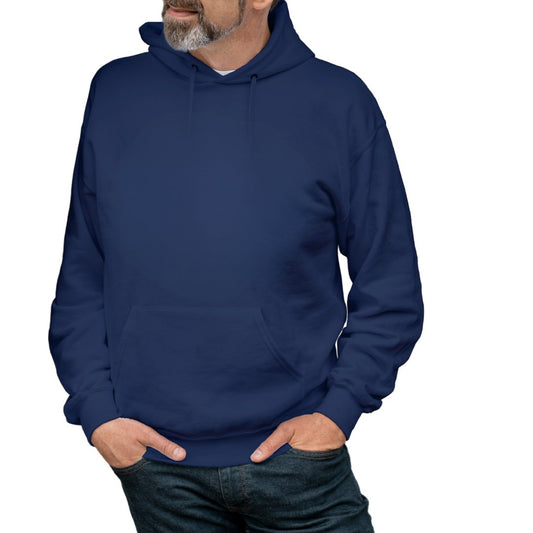 Blue and Green Combo Cotton Hooded Sweatshirt - Clori